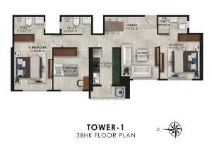 Well-equipped gymnasium